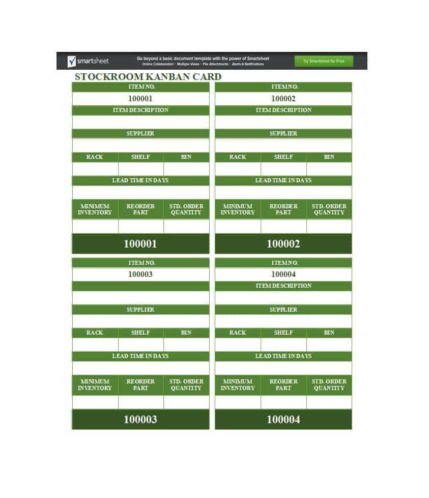 25 Printable Kanban Card Templates (& How To Use Them) ᐅ Intended For Kanban Card Template