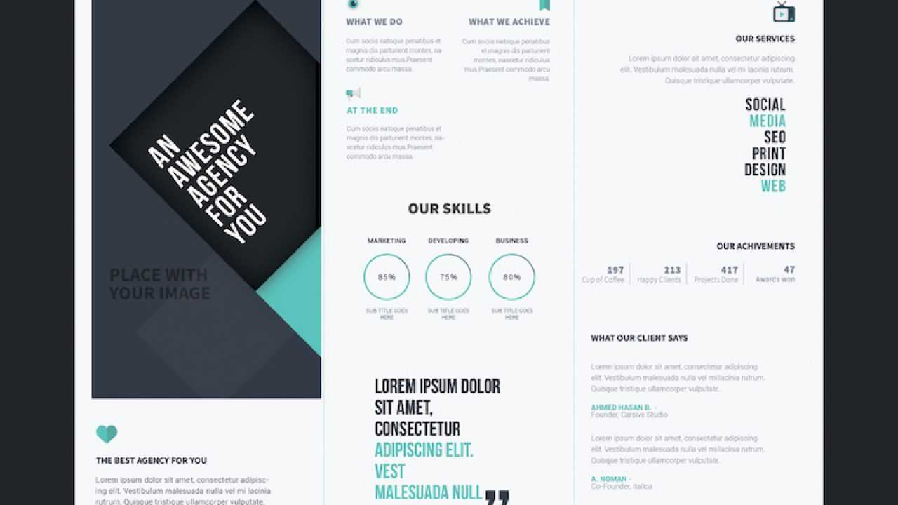 25 Tri Fold Brochure Templates – Psd, Ai & Indd (Free For Brochure Template Illustrator Free Download