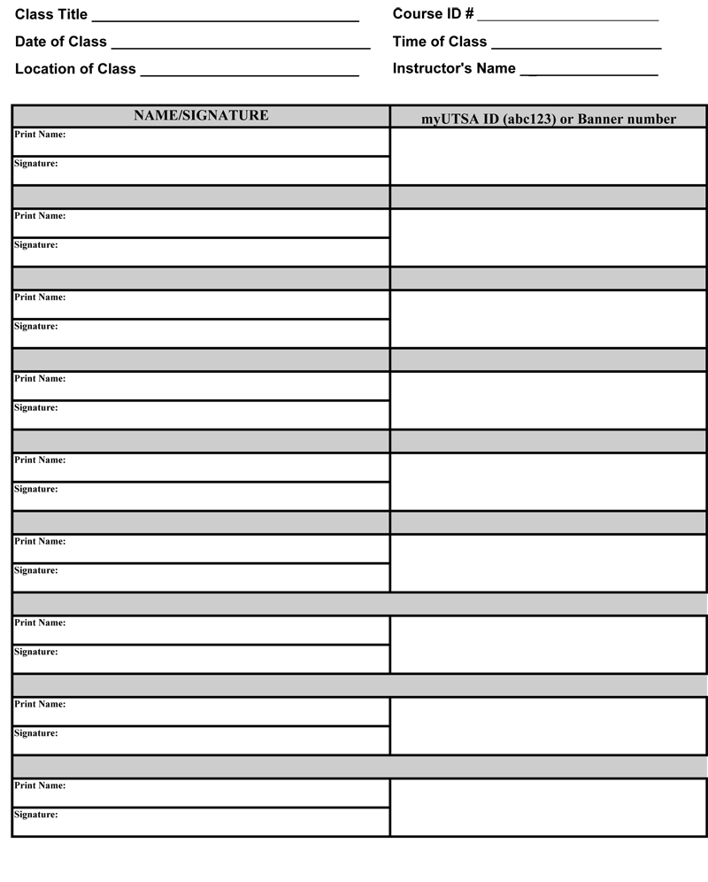 26+ Free Sign Up Sheet Templates (Excel & Word) Pertaining To Free Sign Up Sheet Template Word