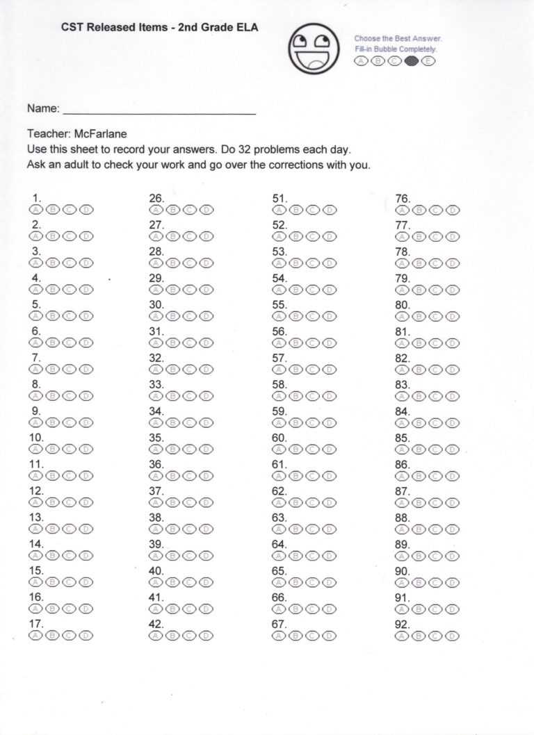 27 Images Of 100 Blank Answer Sheet Template Printable pertaining to ...