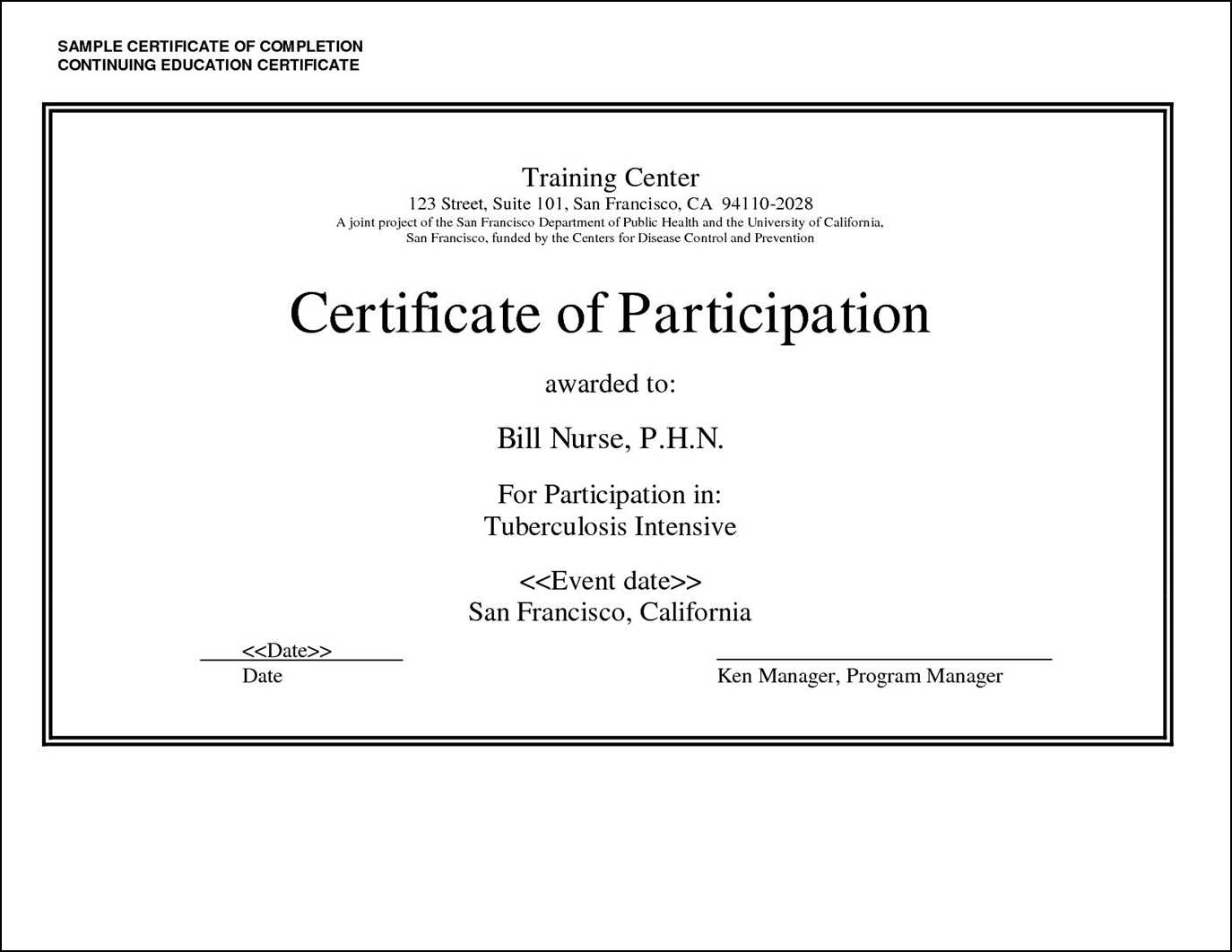 27 Images Of Adult Education Certificate Template | Masorler In Ceu Certificate Template