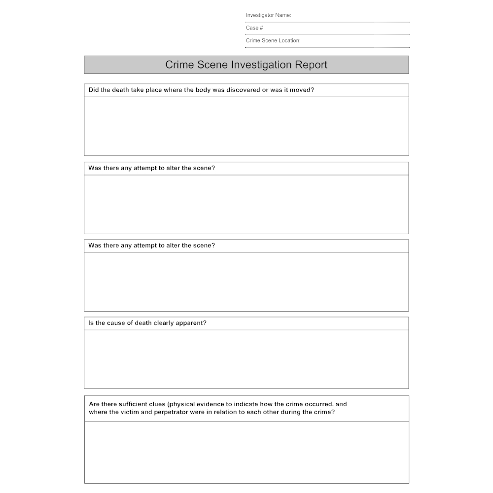 27 Images Of Crime Report Template Sample | Zeept Throughout Crime Scene Report Template