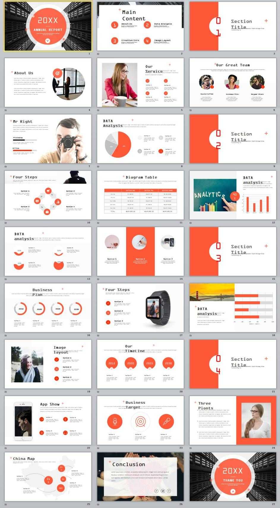 27+ Red Company Annual Report Powerpoint Templates | 2018 Throughout Annual Report Ppt Template