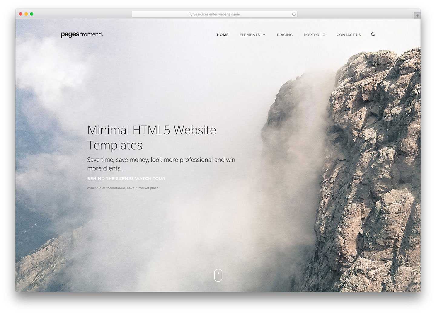 28 Best Minimal Website Templates (Html & WordPress) 2019 For Html5 Blank Page Template