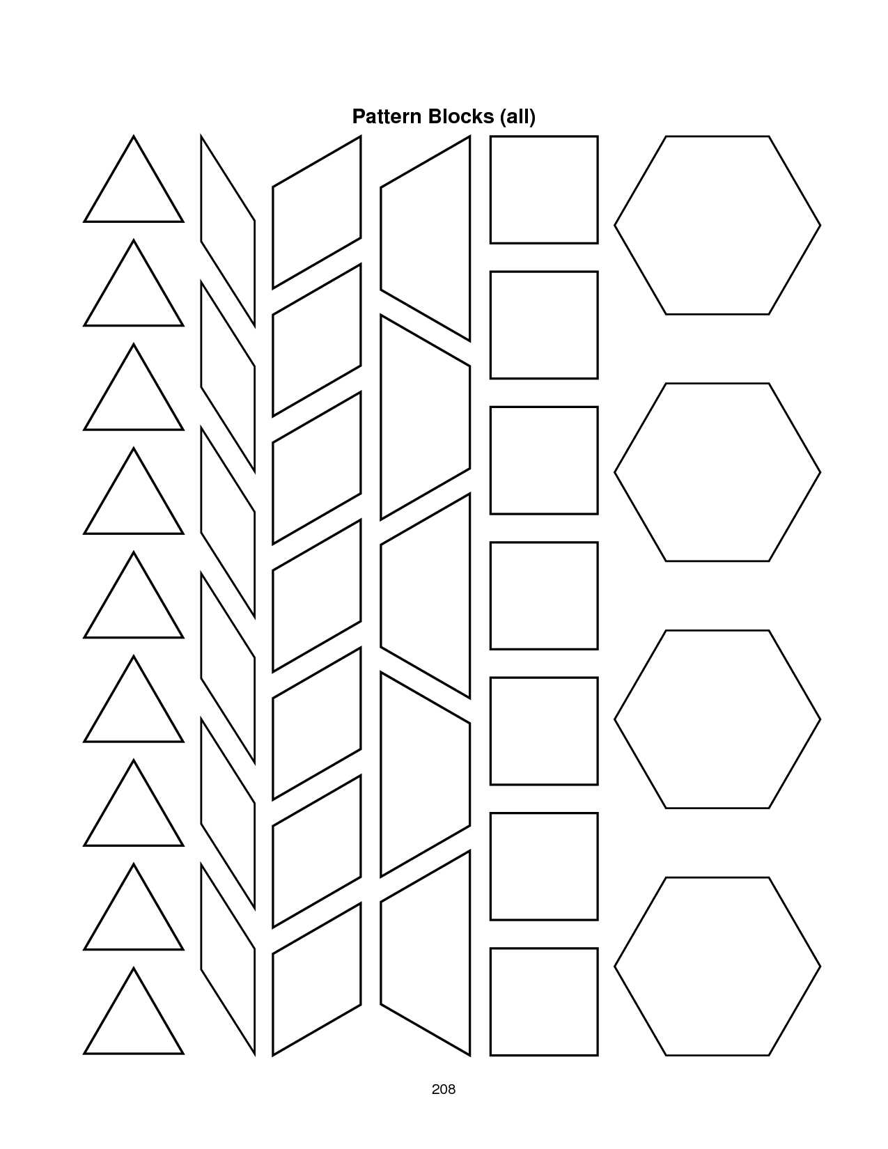 28 Images Of Blank Alphabet Pattern Block Template | Migapps With Blank Pattern Block Templates