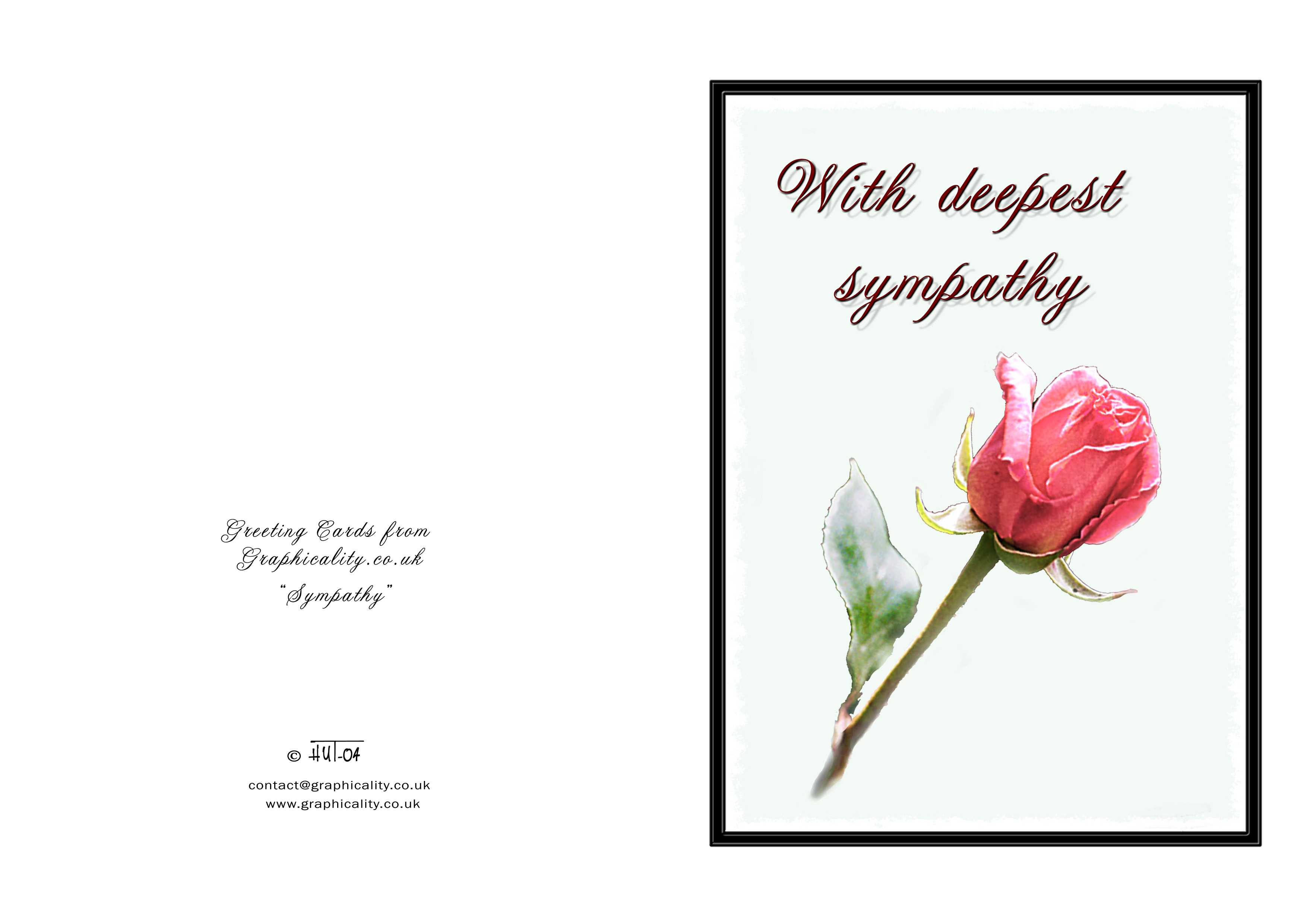 29 Images Of Printable Template For Sympathy Cards Regarding Sympathy Card Template