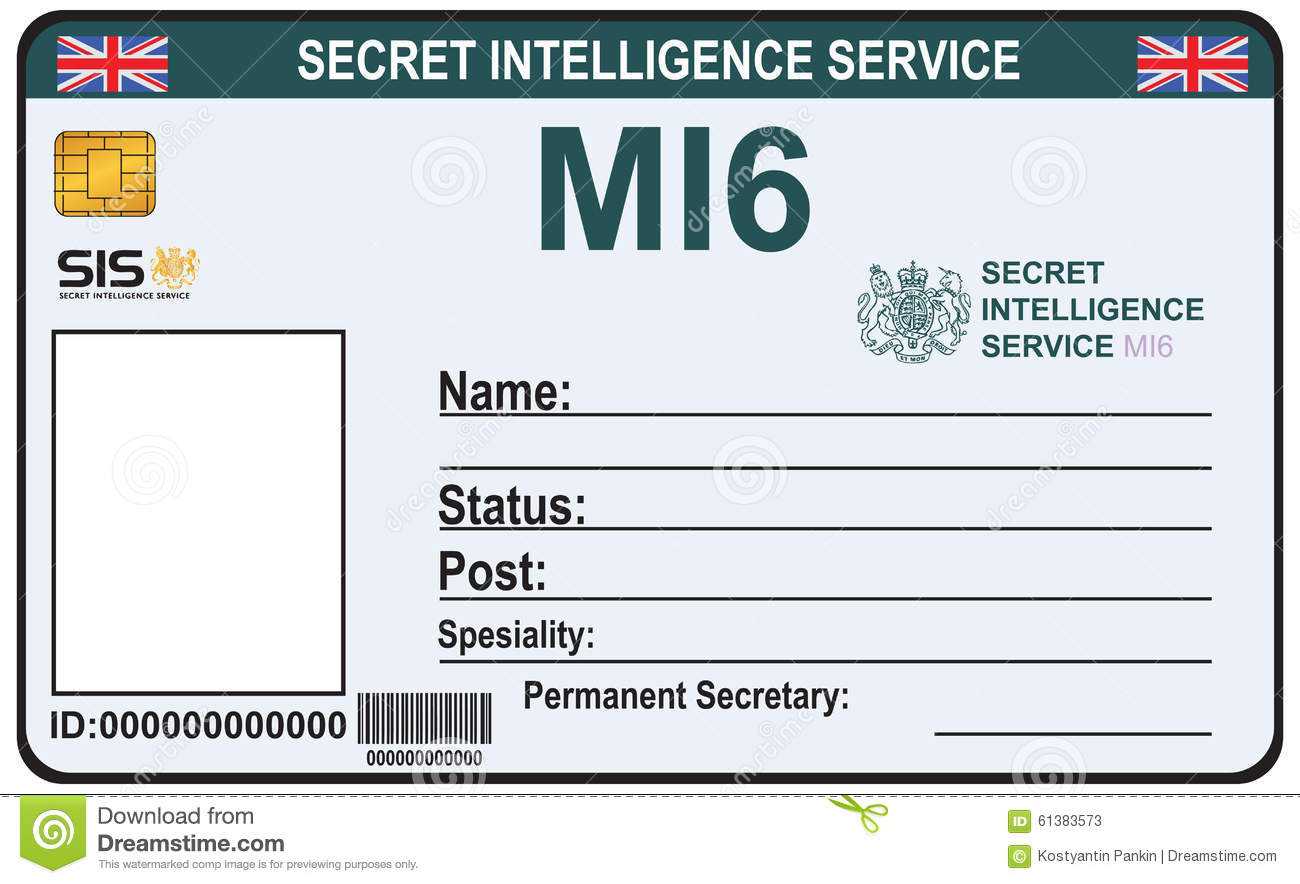 29 Images Of Spy Training Certificate Template | Libchen Within Spy Id Card Template