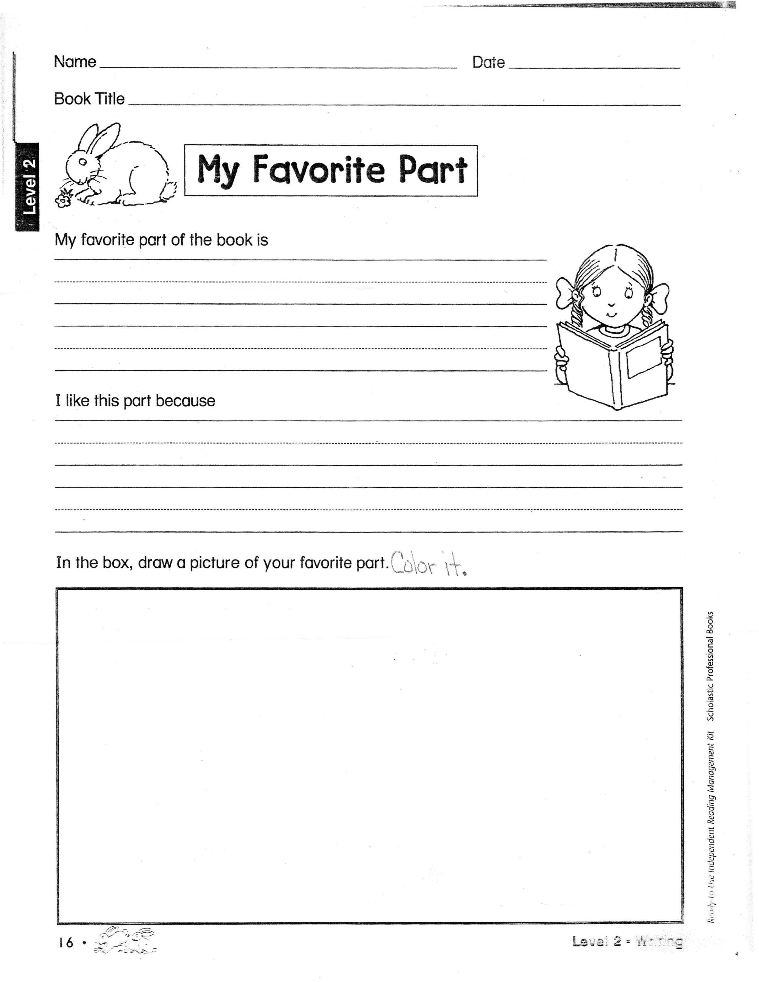 2Nd Grade Book Report Template With Book Report Template 2Nd Grade