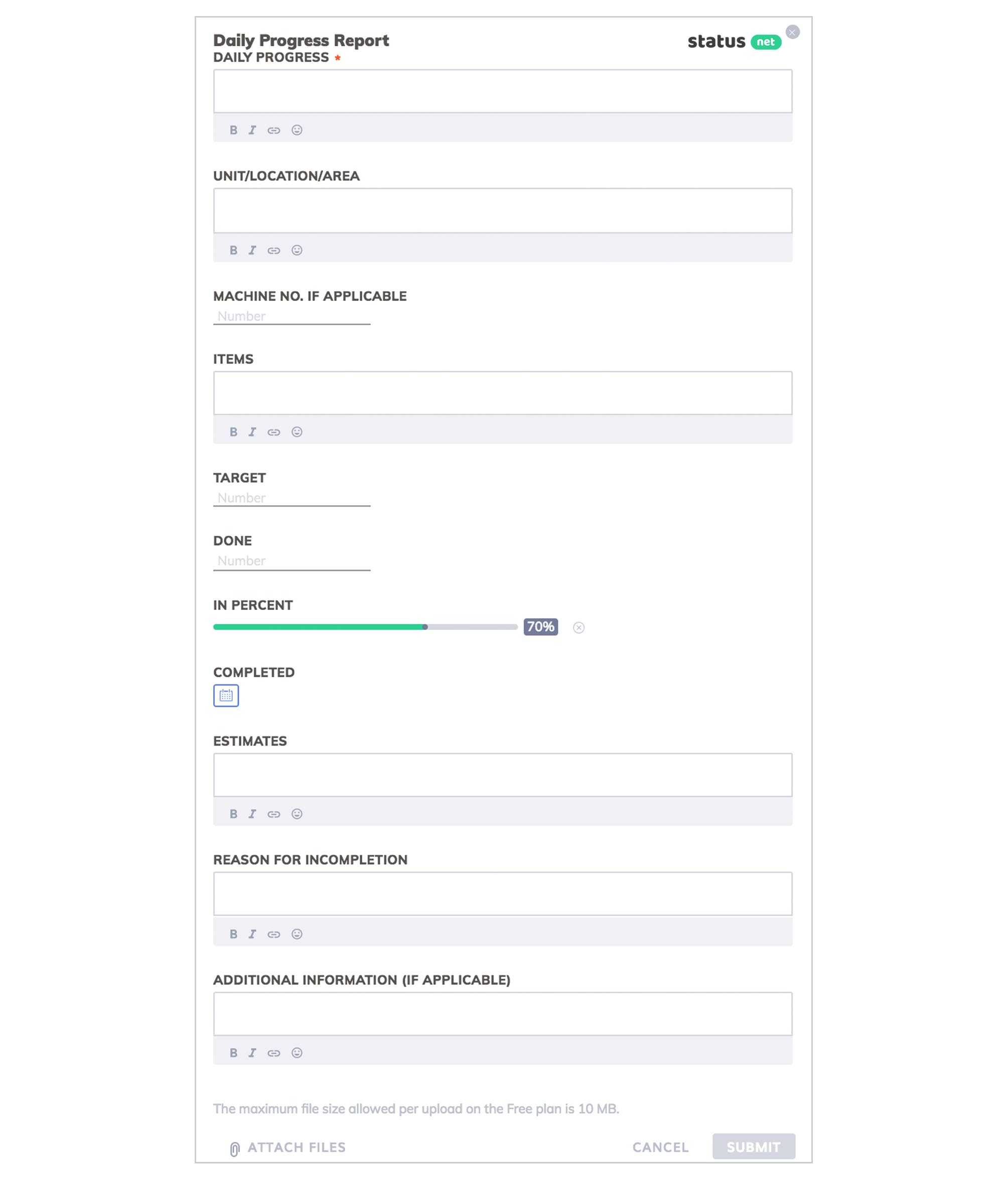 3 Best Examples: Daily Report Template | Free Templates Download Throughout Daily Status Report Template Xls