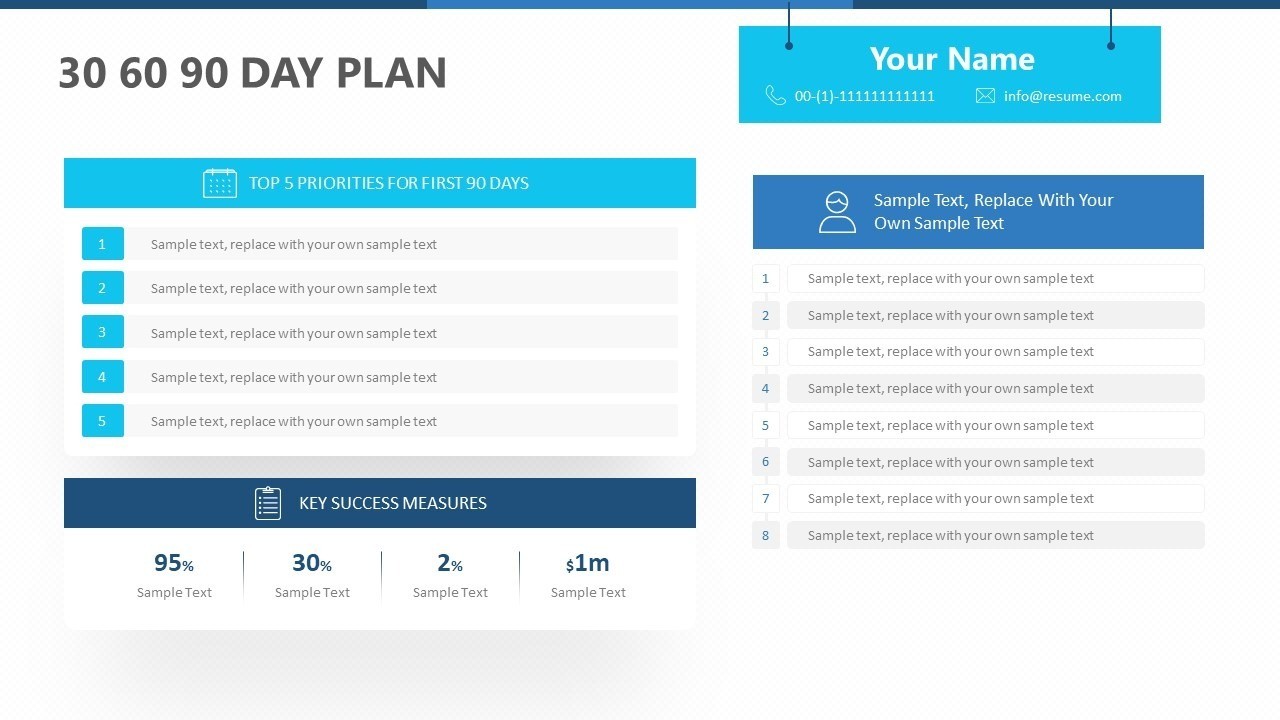 30 60 90 Day Plan For Powerpoint – Pslides Inside 30 60 90 Day Plan Template Powerpoint