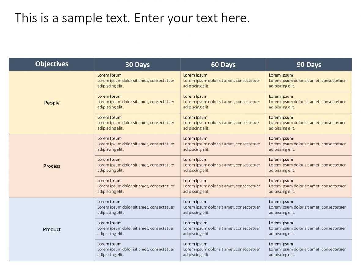 30 60 90 Day Plan Powerpoint Template 26 | 30 60 90 Day Plan Within 30 60 90 Day Plan Template Powerpoint