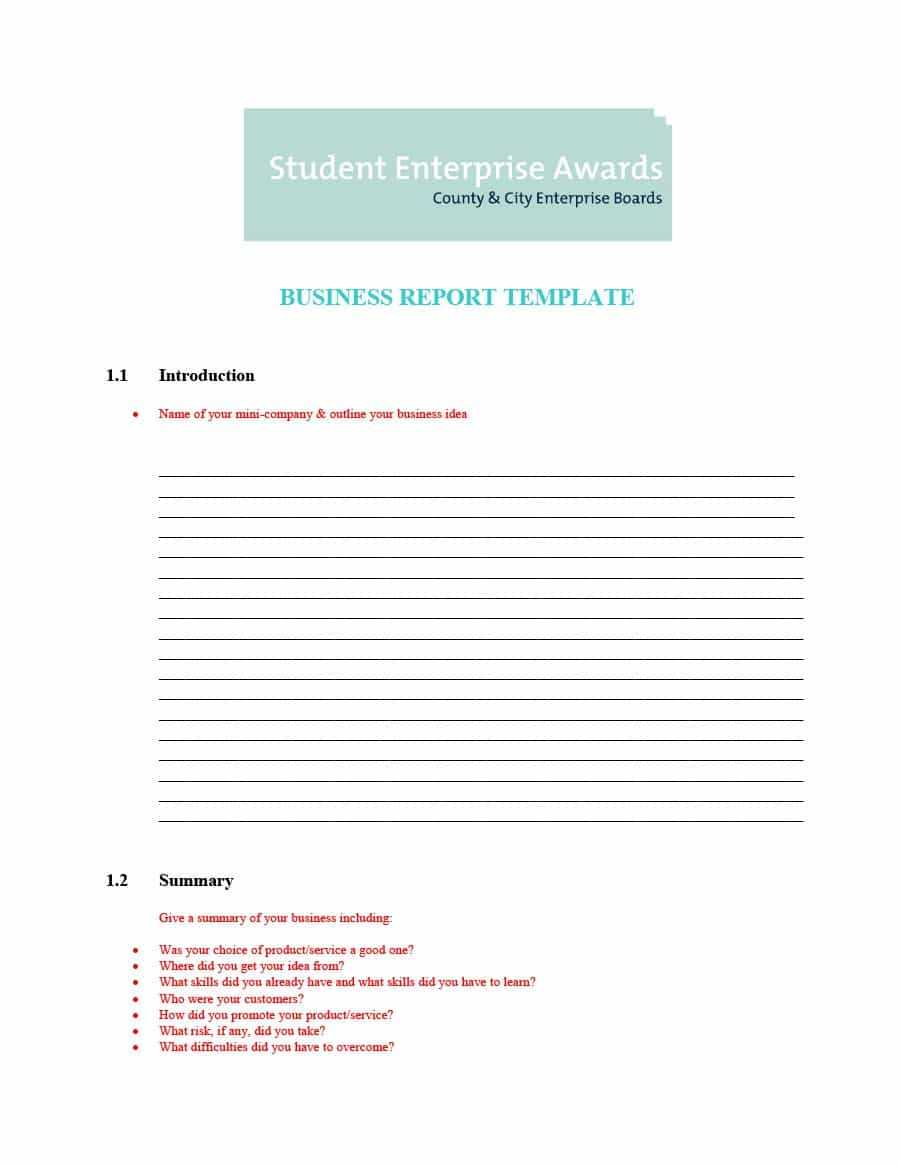 30+ Business Report Templates & Format Examples ᐅ Template Lab In Company Report Format Template