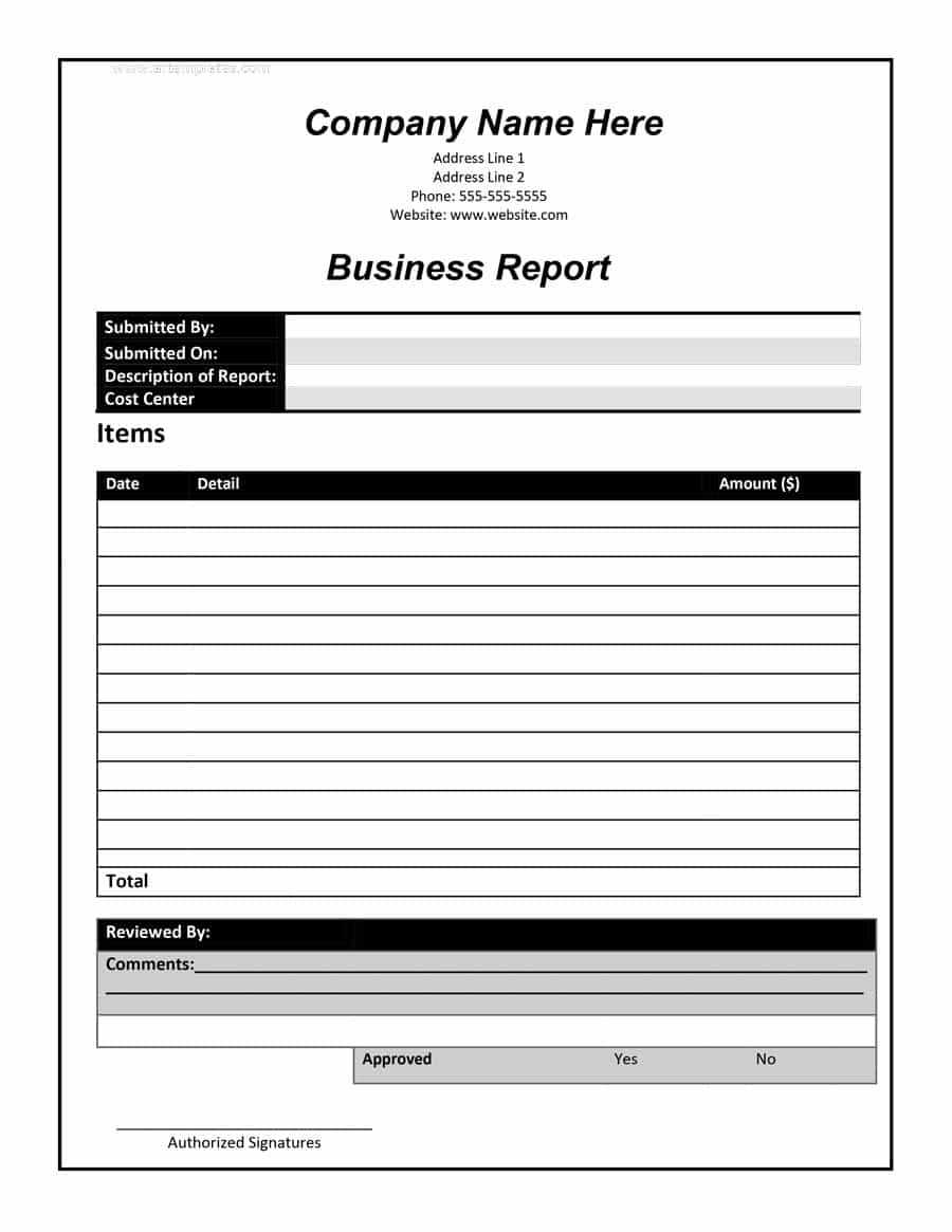 30+ Business Report Templates & Format Examples ᐅ Template Lab Throughout Company Report Format Template