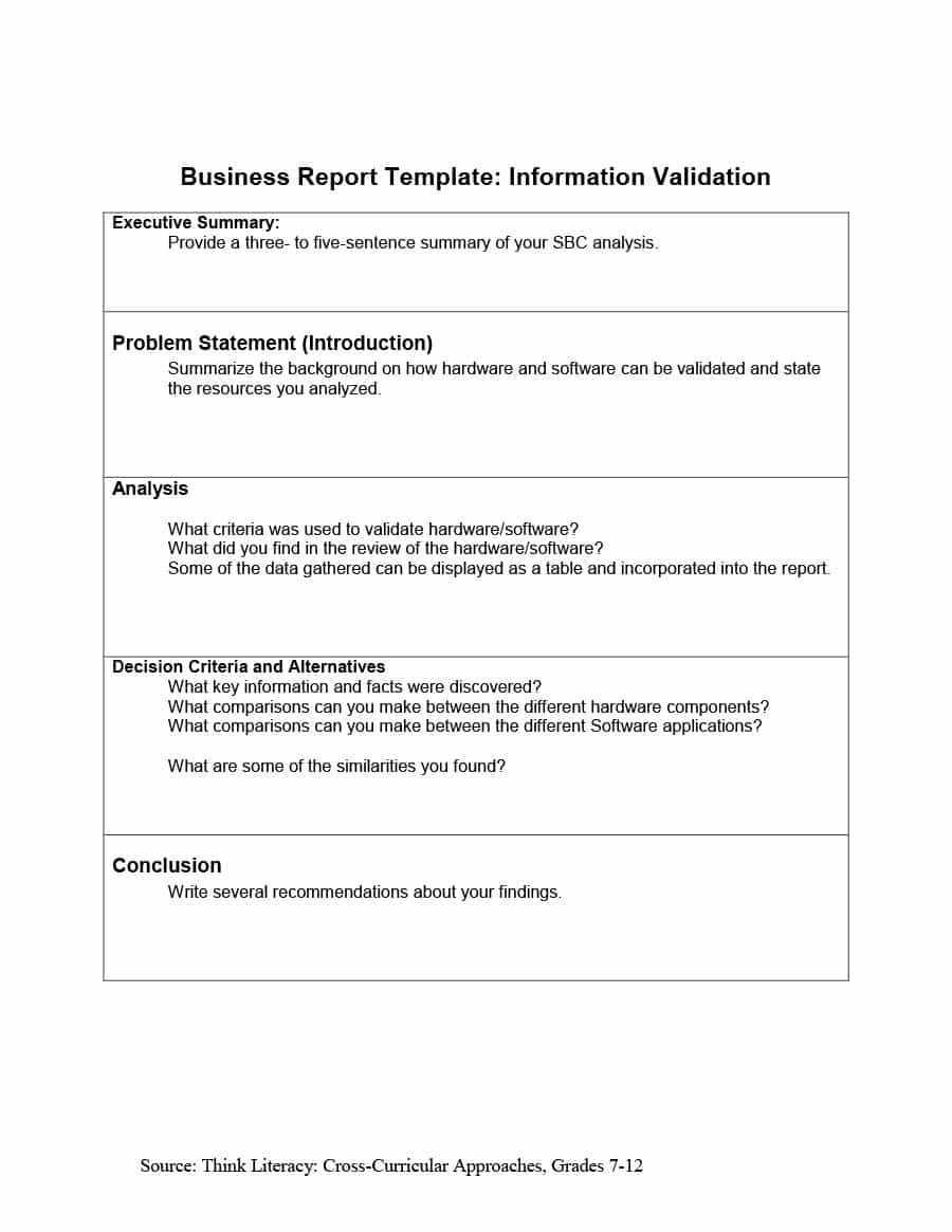 30+ Business Report Templates & Format Examples ᐅ Template Lab Throughout Template For Information Report