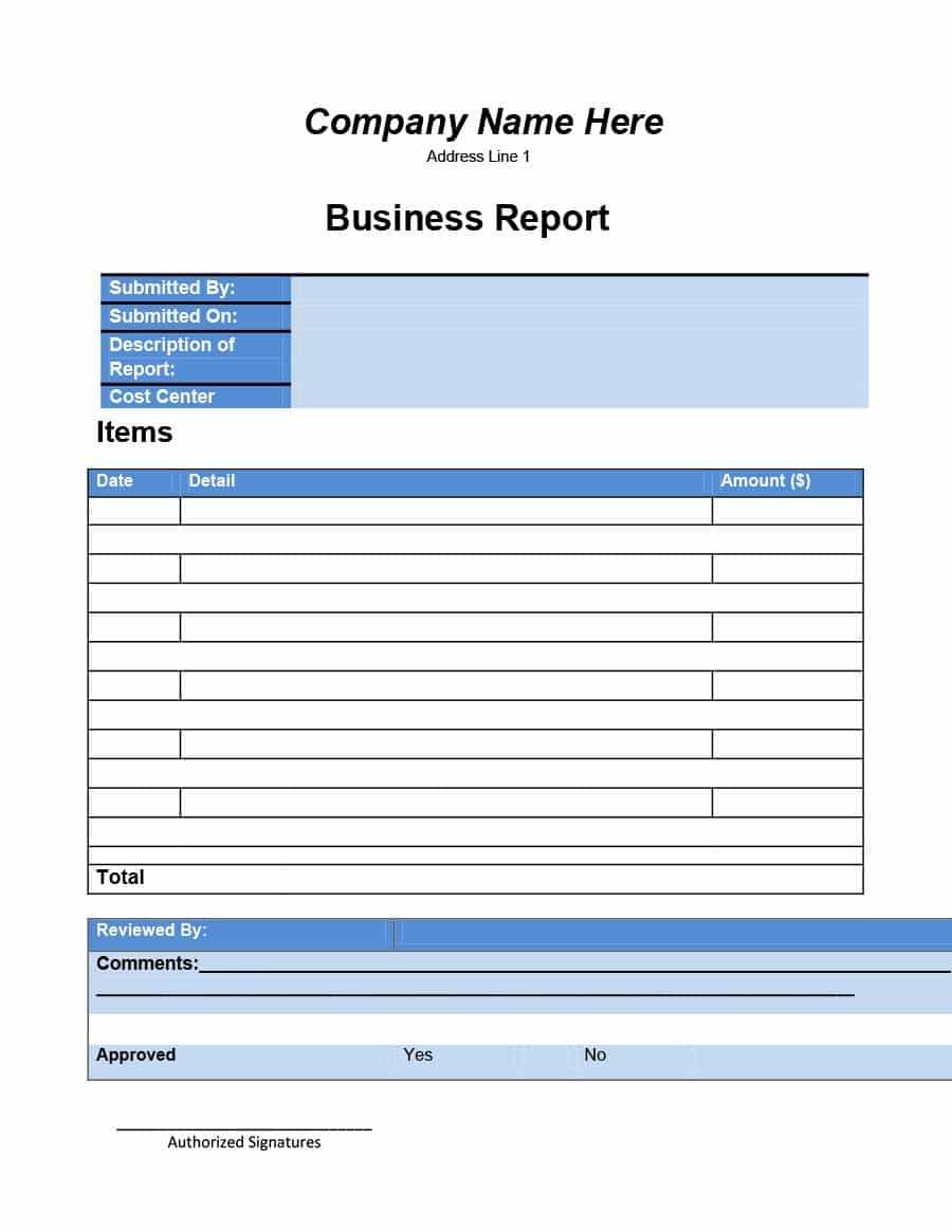 30+ Business Report Templates & Format Examples ᐅ Template Lab With Business Review Report Template