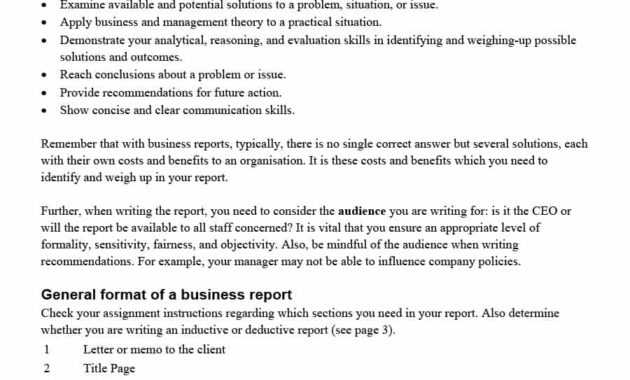 30+ Business Report Templates &amp; Format Examples ᐅ Template Lab with regard to Company Report Format Template