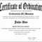 30 Certificate Of License For The Gospel Ministry Template Within Free Ordination Certificate Template