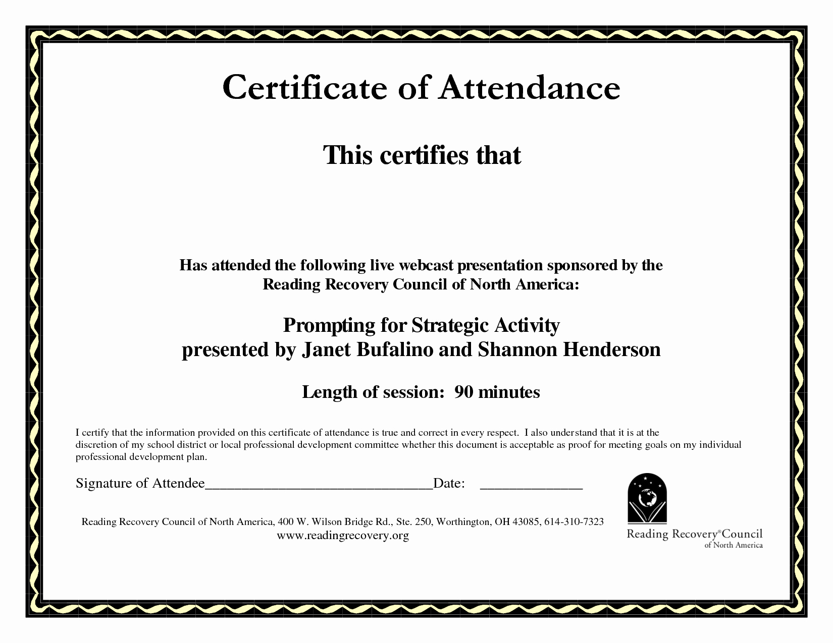 30 Ceu Certificate Of Attendance Template | Pryncepality For Conference Certificate Of Attendance Template
