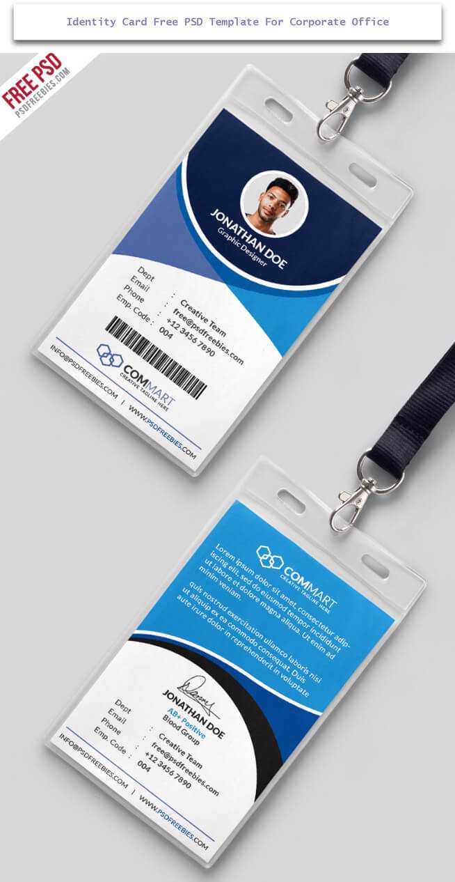 30 Creative Id Card Design Examples With Free Download Inside Id Card Template Ai