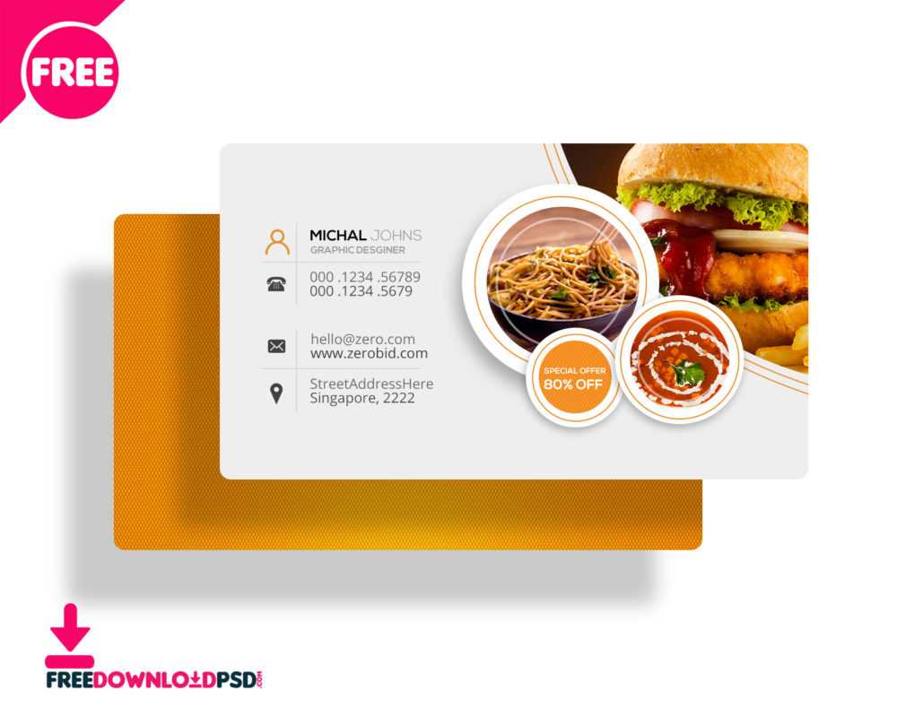 30+ Delicate Restaurant Business Card Templates | Decolore Within Restaurant Business Cards Templates Free