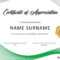 30 Free Certificate Of Appreciation Templates And Letters Within Certificate Of Appearance Template