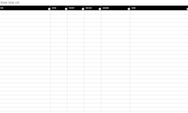 30+ Free Task And Checklist Templates | Smartsheet throughout Daily Task List Template Word
