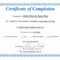 30 Premarital Counseling Certificate Of Completion Template Intended For Premarital Counseling Certificate Of Completion Template