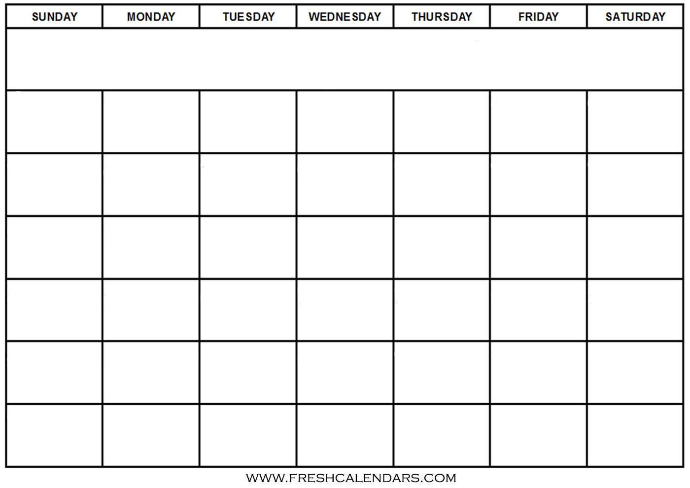 30 Print Free Calendar Template | Andaluzseattle Template In Blank Calender Template