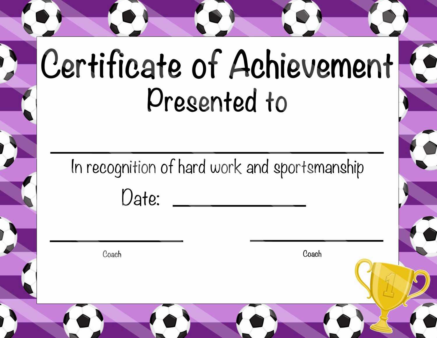 30 Soccer Award Certificate Template | Pryncepality For Soccer Certificate Templates For Word