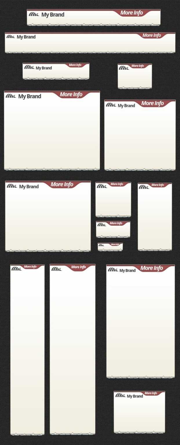 Adobe Photoshop Banner Templates