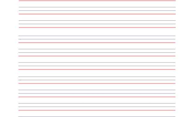 32 Printable Lined Paper Templates ᐅ Template Lab regarding Ruled Paper Template Word