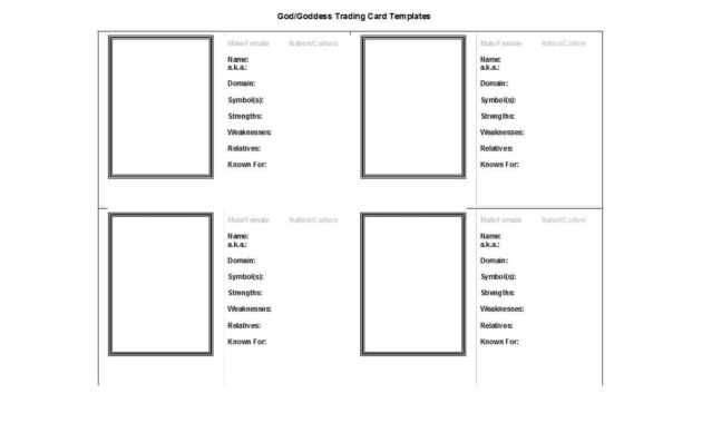 33 Free Trading Card Templates (Baseball, Football, Etc pertaining to Free Trading Card Template Download