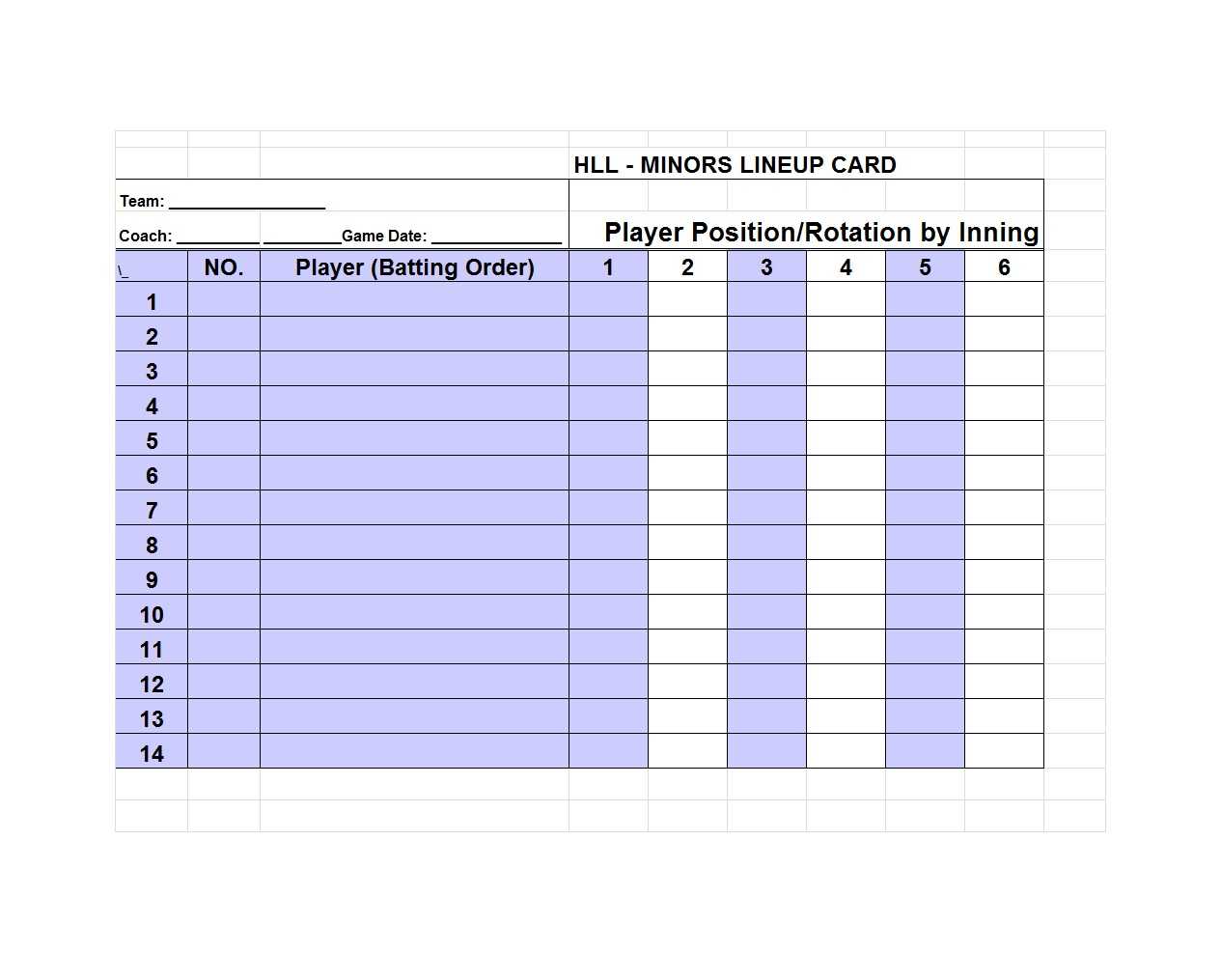 33 Printable Baseball Lineup Templates [Free Download] ᐅ Regarding Dugout Lineup Card Template