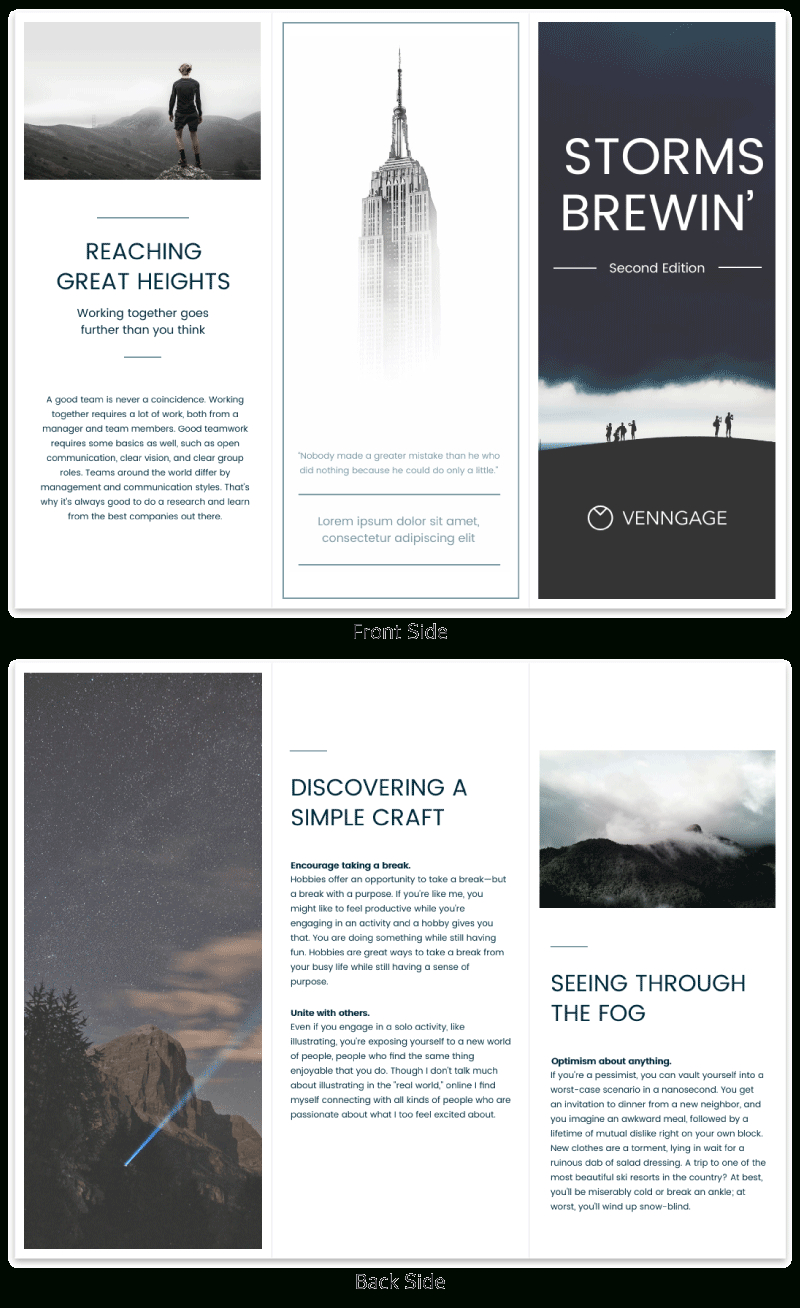 35+ Marketing Brochure Examples, Tips And Templates – Venngage For Membership Brochure Template