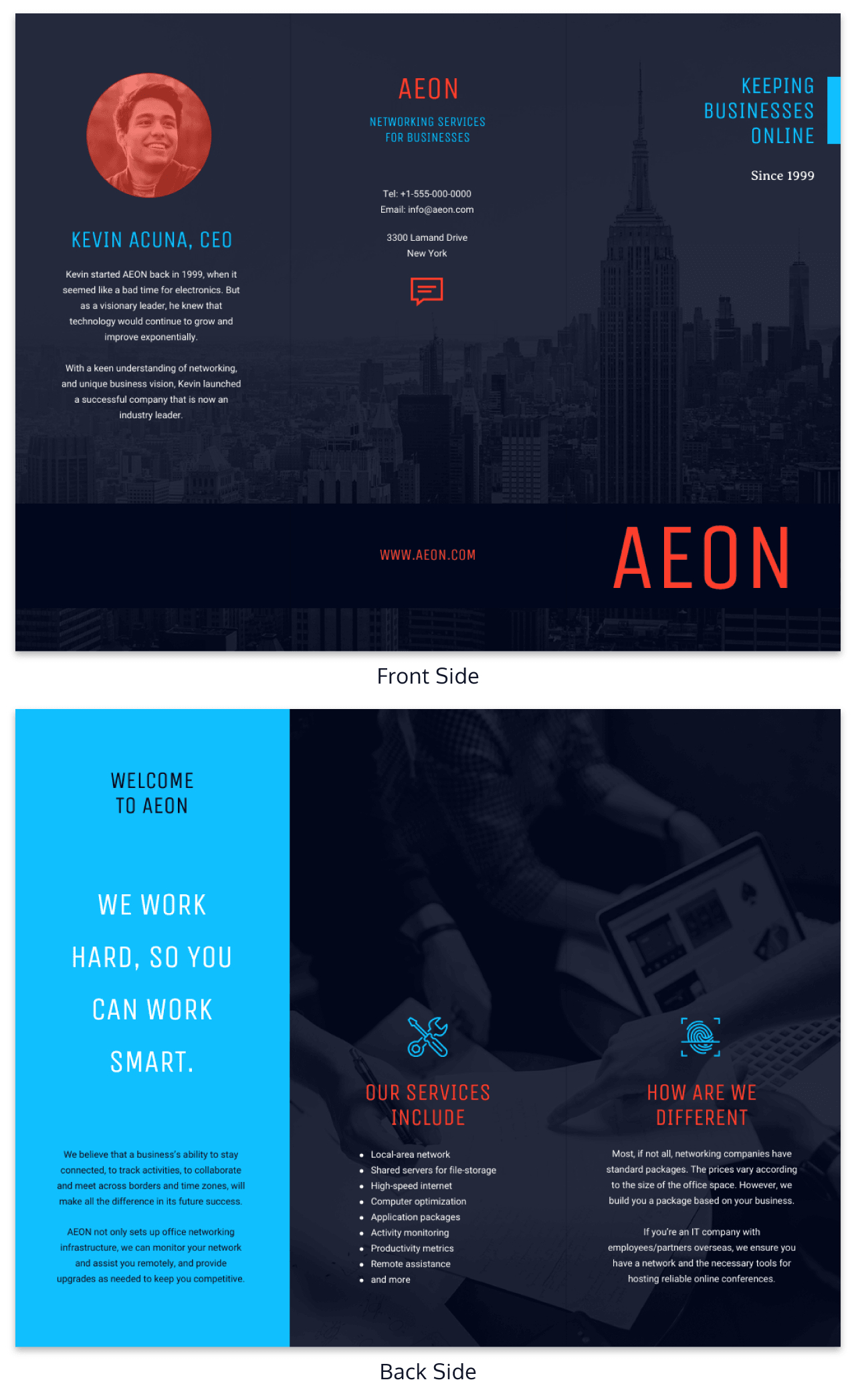 35+ Marketing Brochure Examples, Tips And Templates – Venngage With One Page Brochure Template