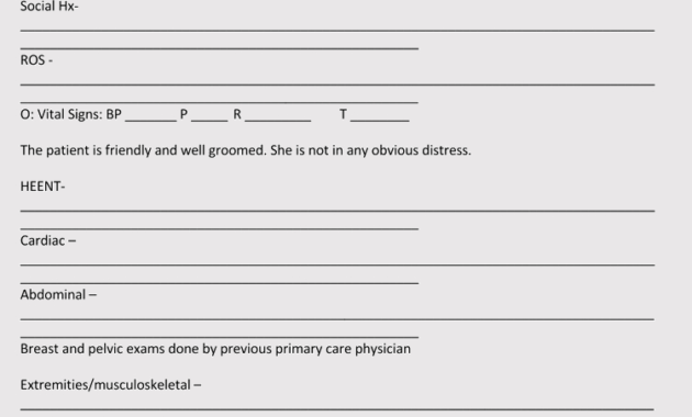 35+ Soap Note Examples (Blank Formats &amp; Writing Tips) with Soap Note Template Word