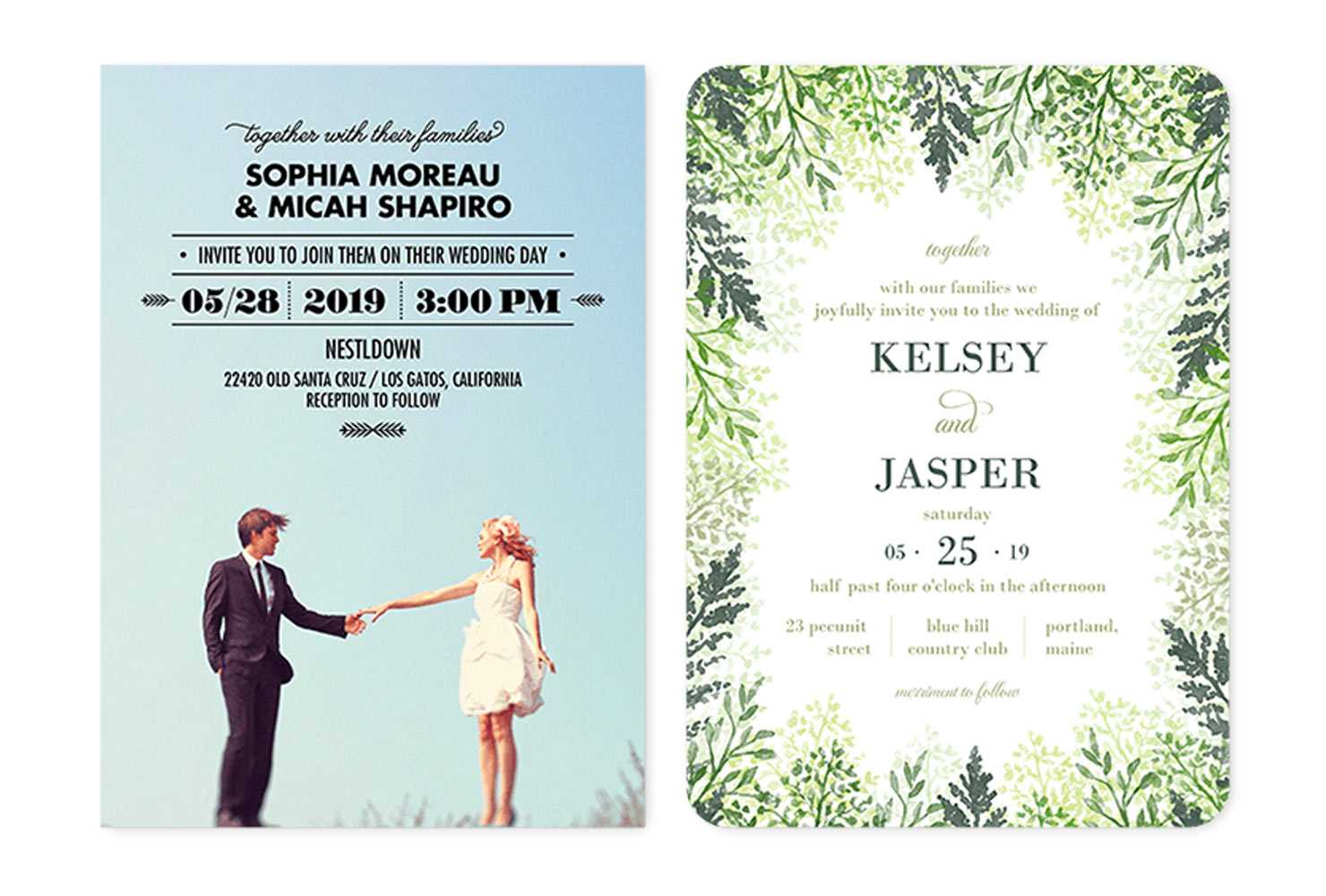 35+ Wedding Invitation Wording Examples 2019 | Shutterfly Regarding Church Wedding Invitation Card Template