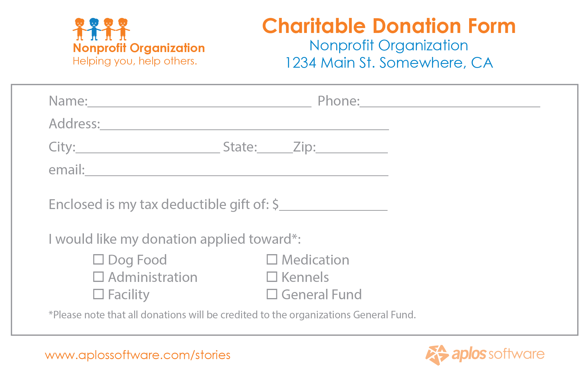 36+ Free Donation Form Templates In Word Excel Pdf Throughout Free Pledge Card Template