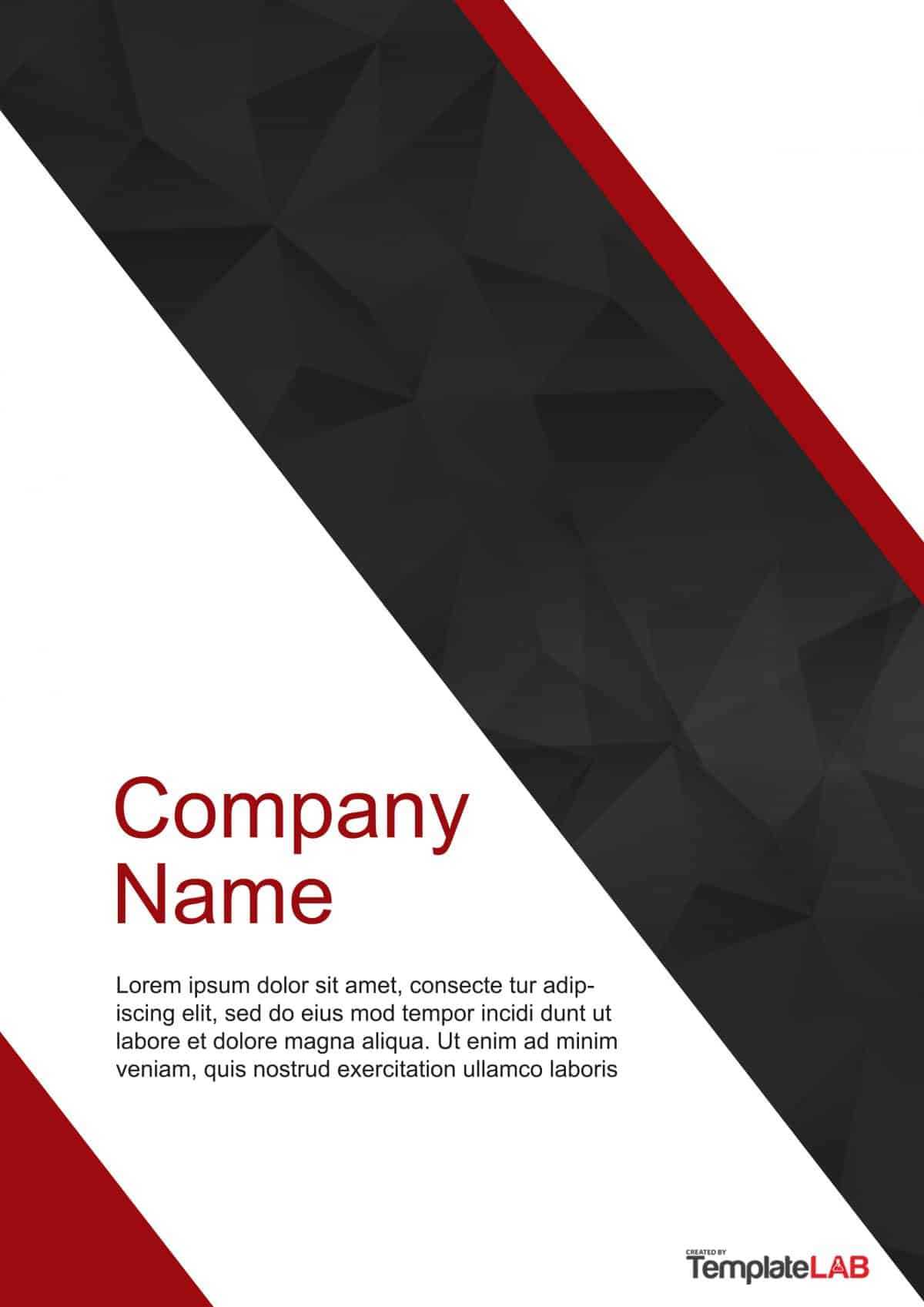 39 Amazing Cover Page Templates (Word + Psd) ᐅ Template Lab For Word Title Page Templates
