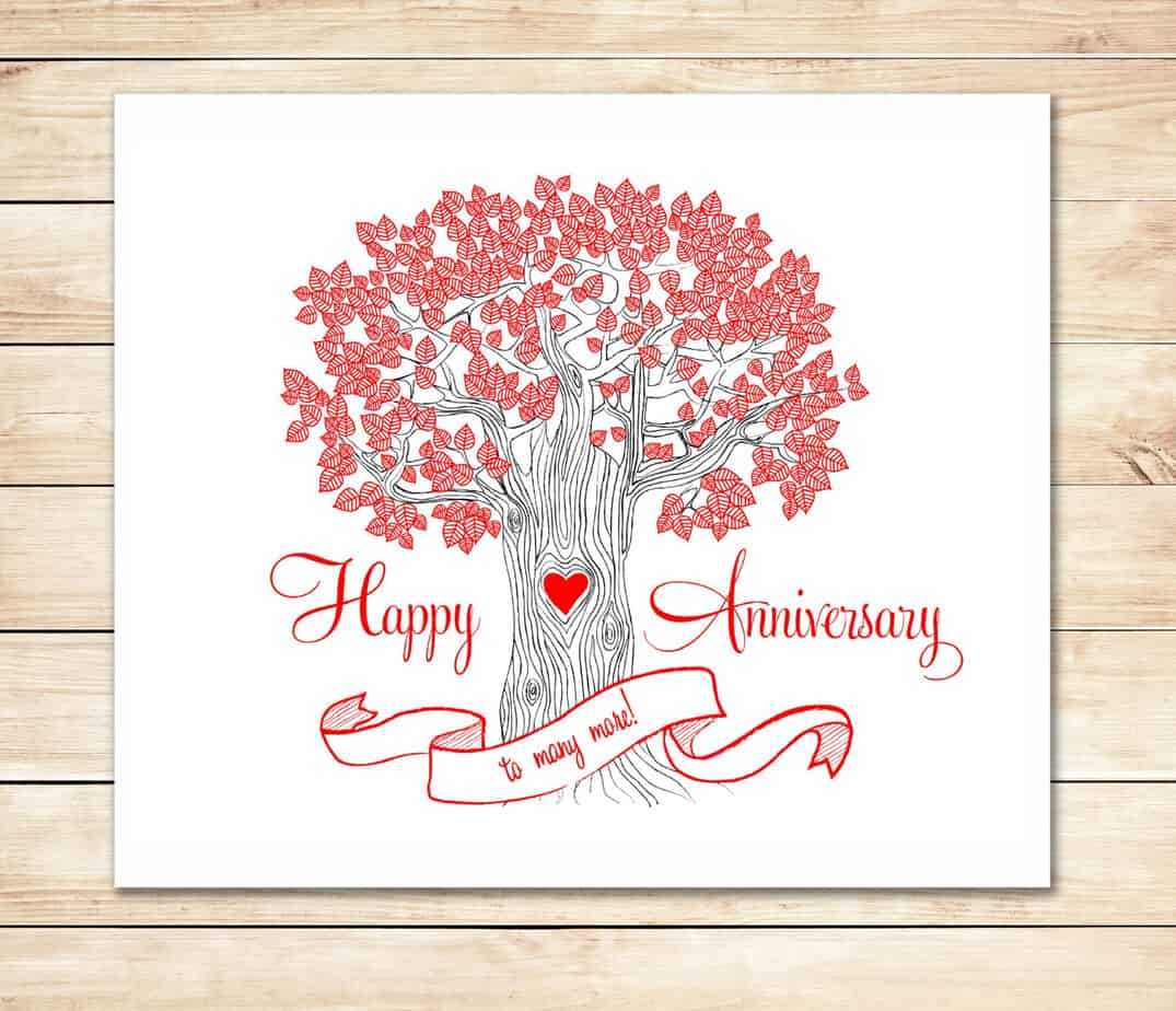 39+ Free Anniversary Card Templates In Word Excel Pdf Inside Anniversary Card Template Word