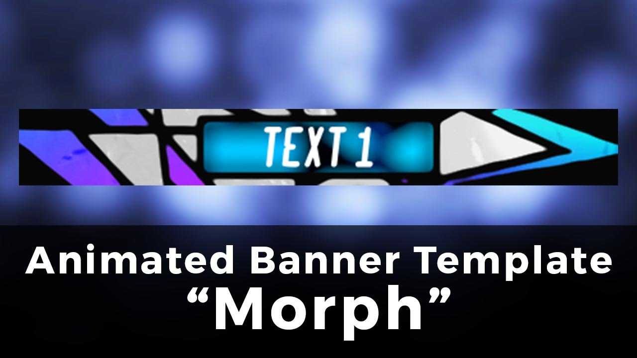 3D Advanced Minecraft Server Banner Template (Gif) – "morph" For Animated Banner Templates