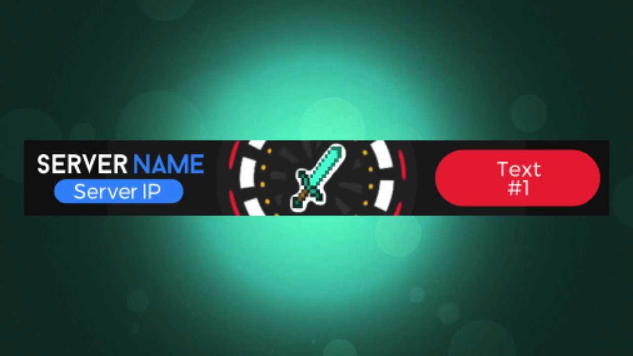 3D Animated .gif Minecraft Server Banner Intended For Minecraft Server Banner Template
