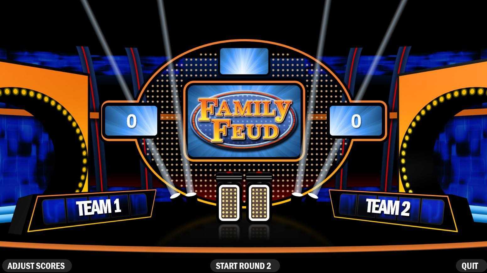 4 Best Free Family Feud Powerpoint Templates Throughout Family Feud Powerpoint Template Free Download