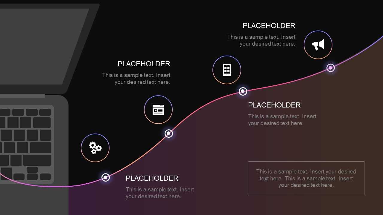 4 Step Technology Roadmap Powerpoint Template Regarding Powerpoint Templates For Technology Presentations