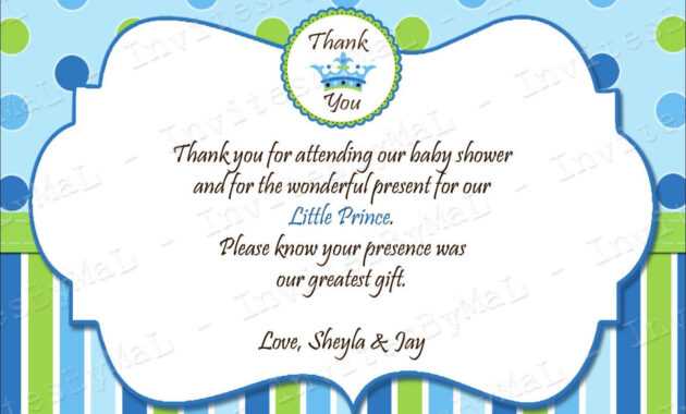 40 Beautiful Baby Shower Thank You Cards Ideas | Baby | Baby with Thank You Card Template For Baby Shower