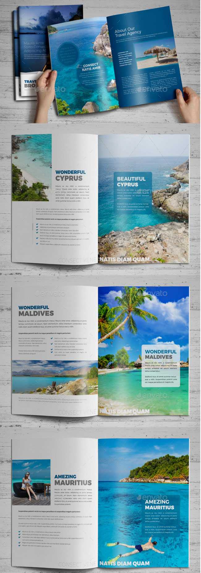 40+ Best Travel And Tourist Brochure Design Templates 2019 Intended For Travel And Tourism Brochure Templates Free