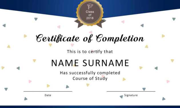 40 Fantastic Certificate Of Completion Templates [Word for Free Certificate Of Completion Template Word