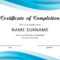 40 Fantastic Certificate Of Completion Templates [Word For Powerpoint Certificate Templates Free Download