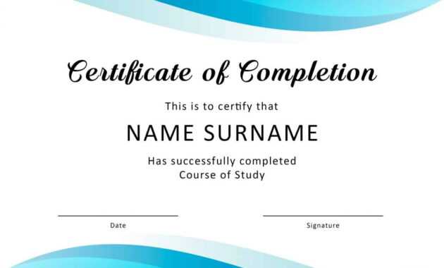 40 Fantastic Certificate Of Completion Templates [Word pertaining to Free Training Completion Certificate Templates