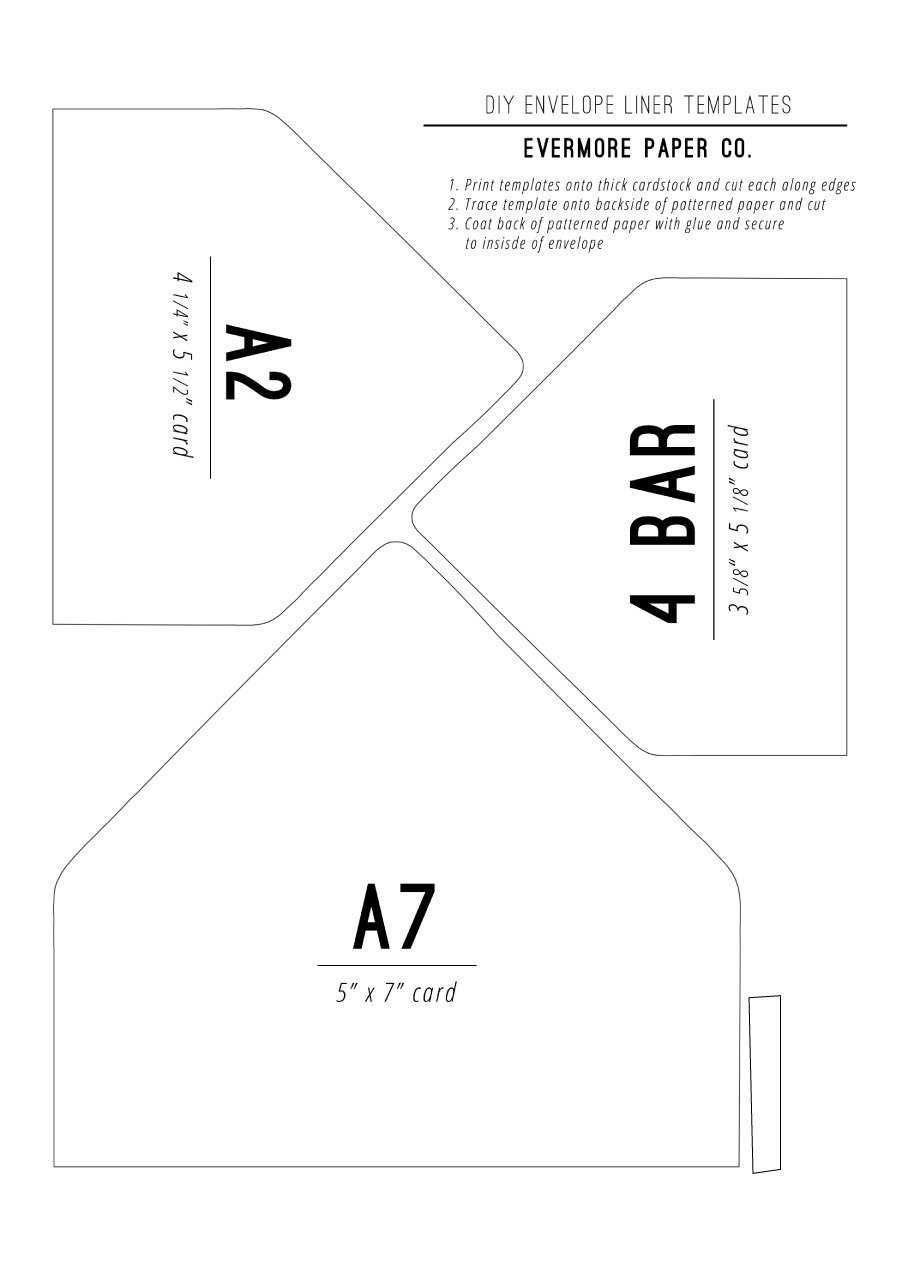 40+ Free Envelope Templates (Word + Pdf) ᐅ Template Lab Inside A2 Card Template